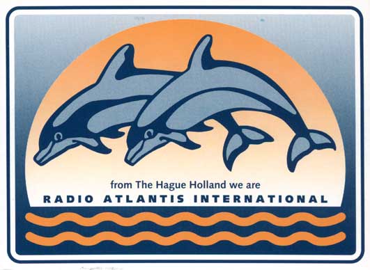 Radio Atlantis Holland QSL card
