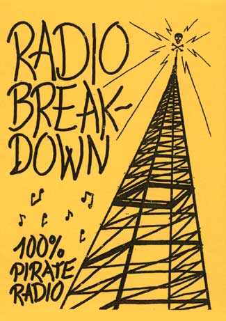 Radio Breakdown QSL card (front)
