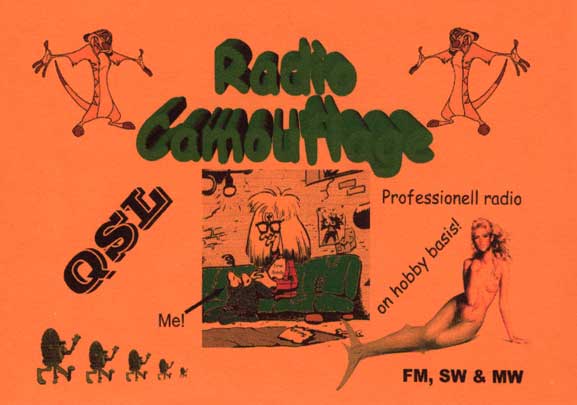 Radio Camouflage QSL card (front)
