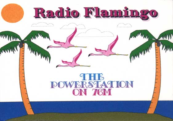 Radio Flamingo QSL card