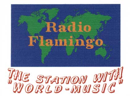 Radio Flamingo sticker
