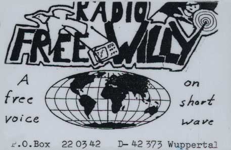 Radio Free Willy sticker