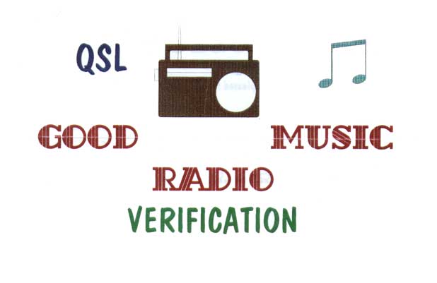 Good Music Radio QSL card