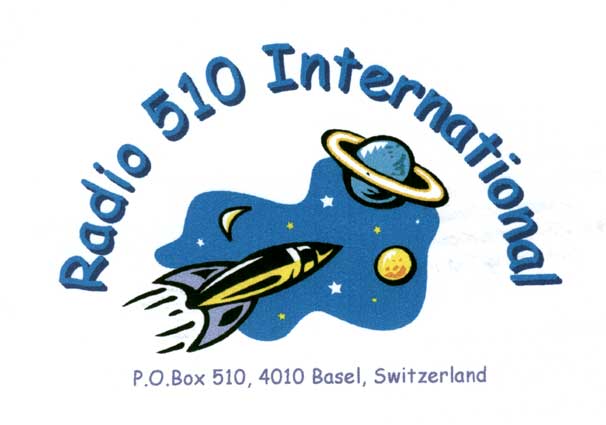 Radio 510 International QSL card (front)