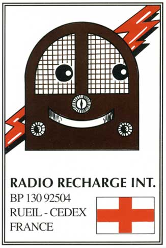 Radio Recharge International QSL card