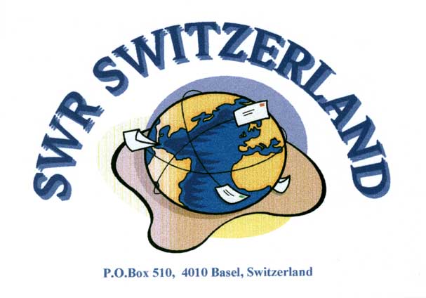 Short Wave Radio Switzerland QSL card (front)