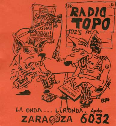 Radio Topo sticker