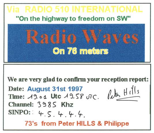 Radio Waves International QSL