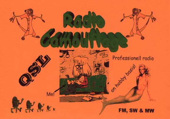 Radio Camouflage QSL card (front)