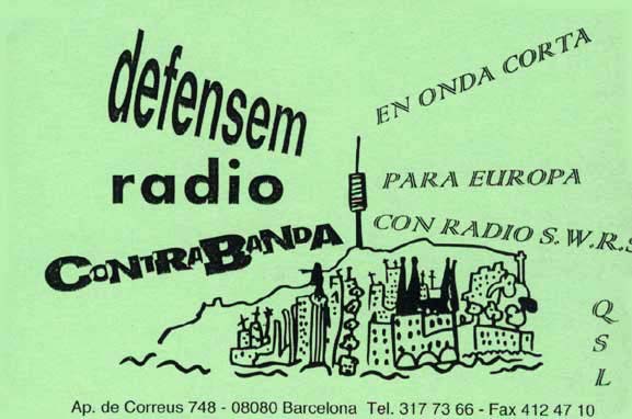 ContraBanda QSL card (front)