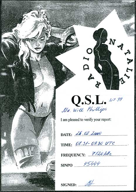 Radio Natalie QSL