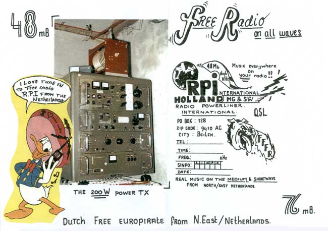 Radio Powerliner QSL