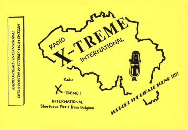 Radio X-treme QSL card