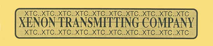 Xenon Transmitting Company sticker